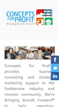 Mobile Screenshot of conceptsforprofit.com